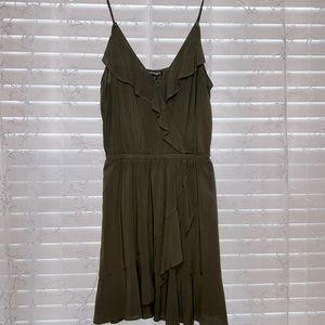 Express army green dress